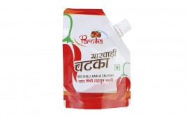 Parnika Marwadi Chatka Red Chilli Garlic Chutney  Pouch  100 grams